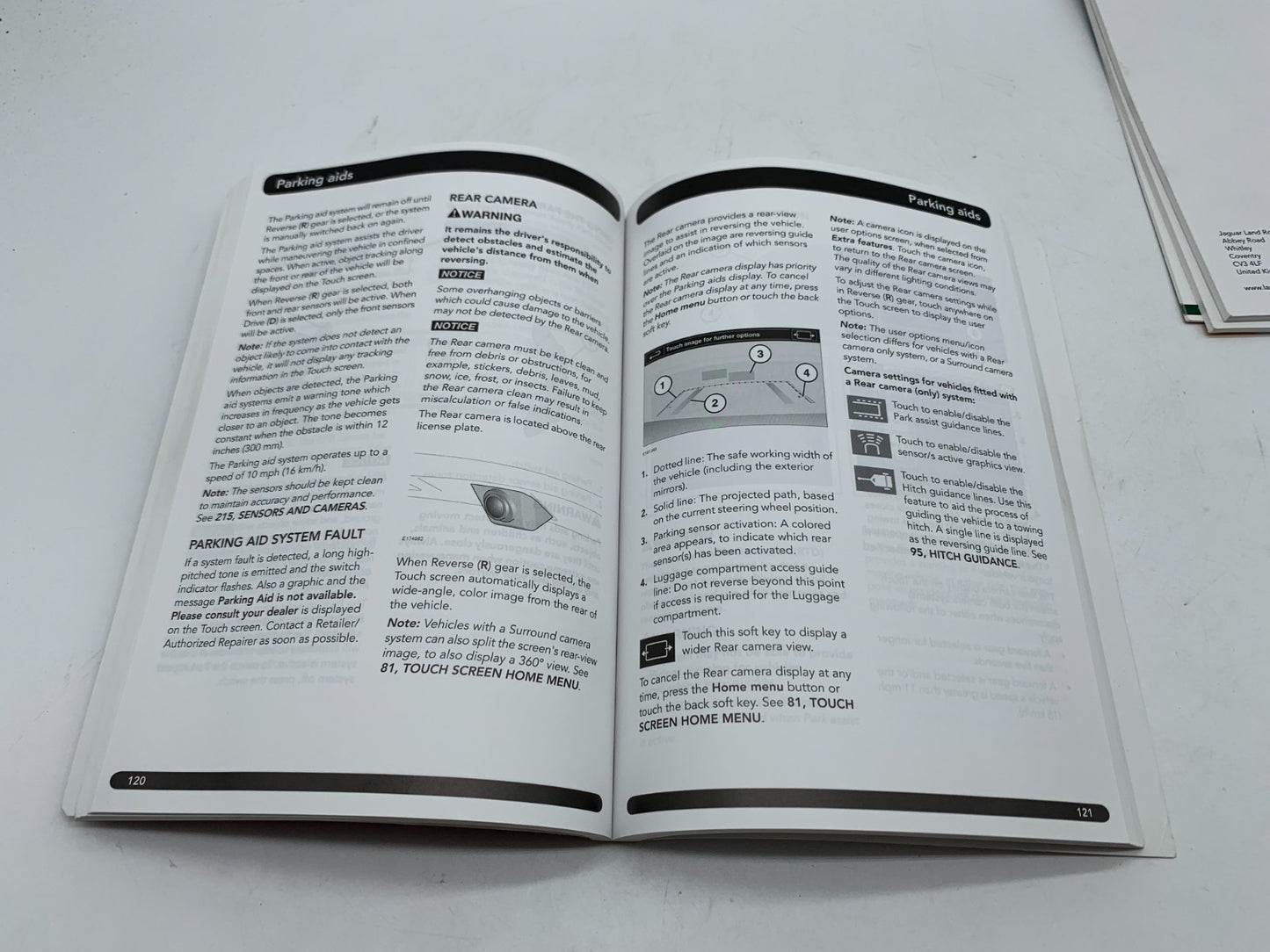 2015 Land Rover LR4 Owners Manual Set OEM D02B09041