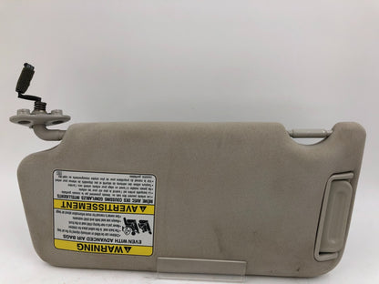 2010-2014 Subaru Legacy Passenger Sun Visor Gray Illuminated OEM B02B29005