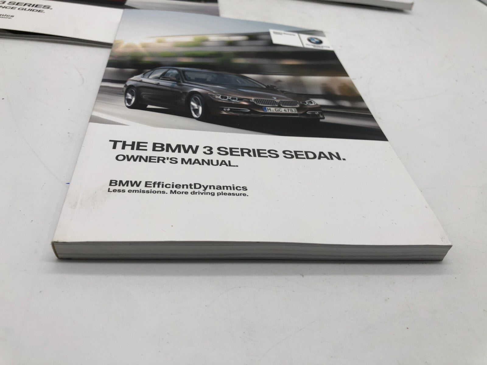 2012 BMW 3 Series Owners Manual Set with Case OEM E02B40066
