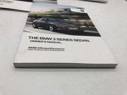 2012 BMW 3 Series Owners Manual Set with Case OEM E02B40066