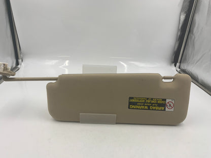 2007-2009 Lexus ES350 Passenger Sun Visor Tan OEM D02B33081