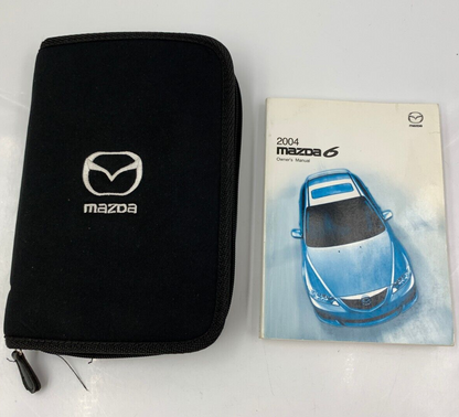 2004 Mazda 6 Owners Manual with Case OEM B03B56023