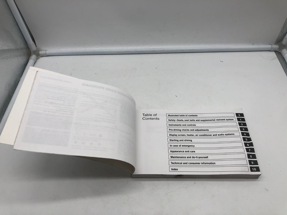 2006 Nissan Altima Owners Manual OEM R01B20006