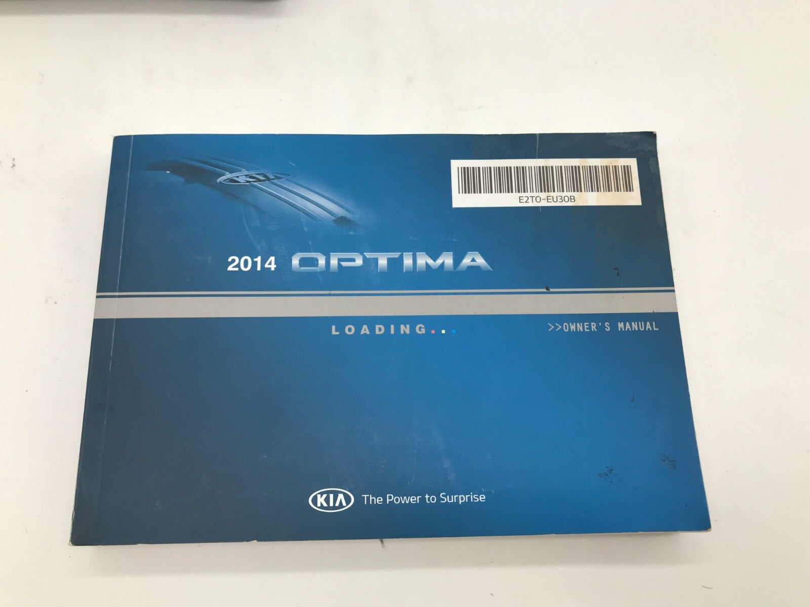 2014 Kia Optima Sedan Owners Manual Set with Case OEM C02B08058