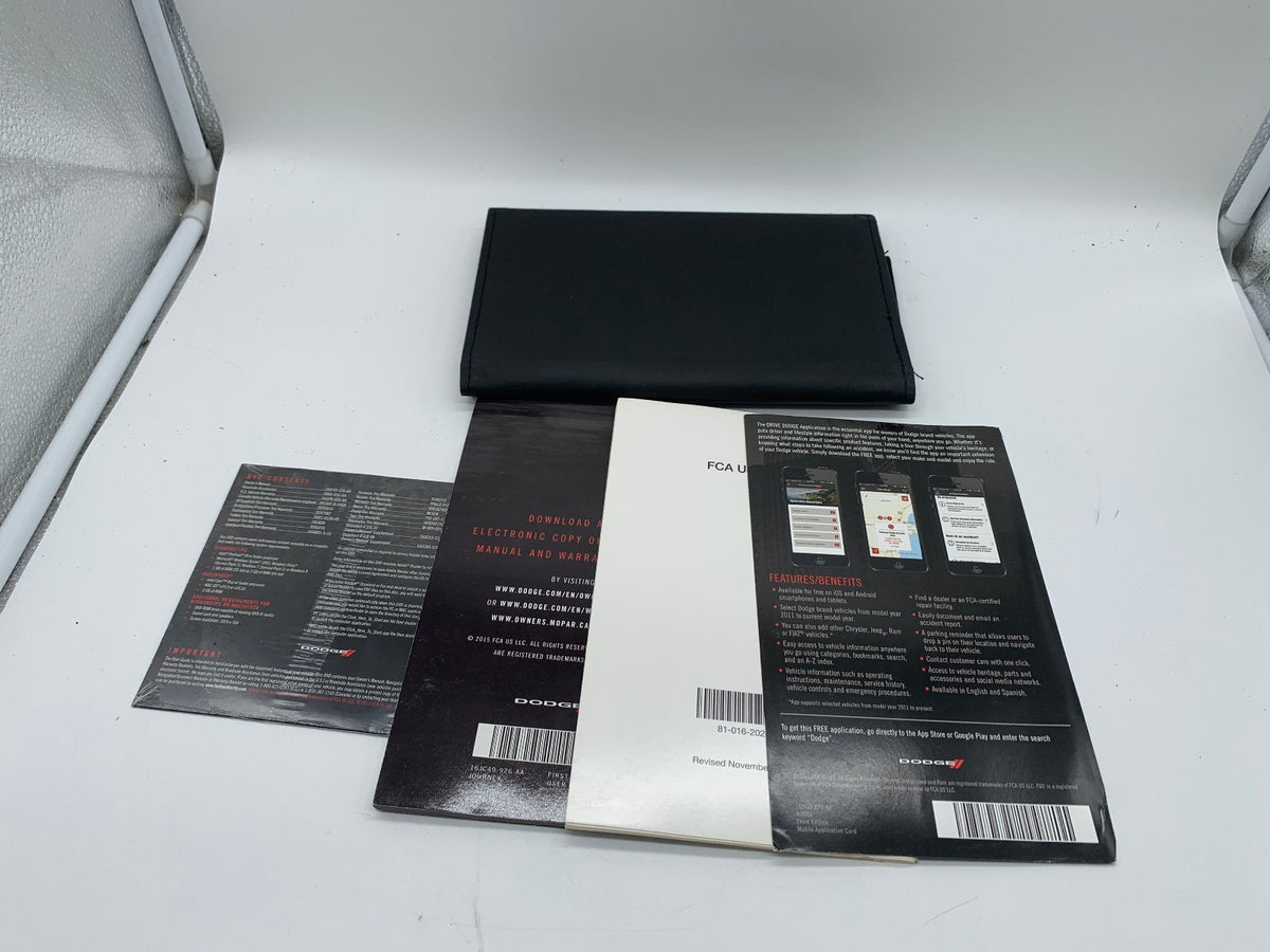 2016 Dodge Journey Owners Manual with Case OEM R01B30004