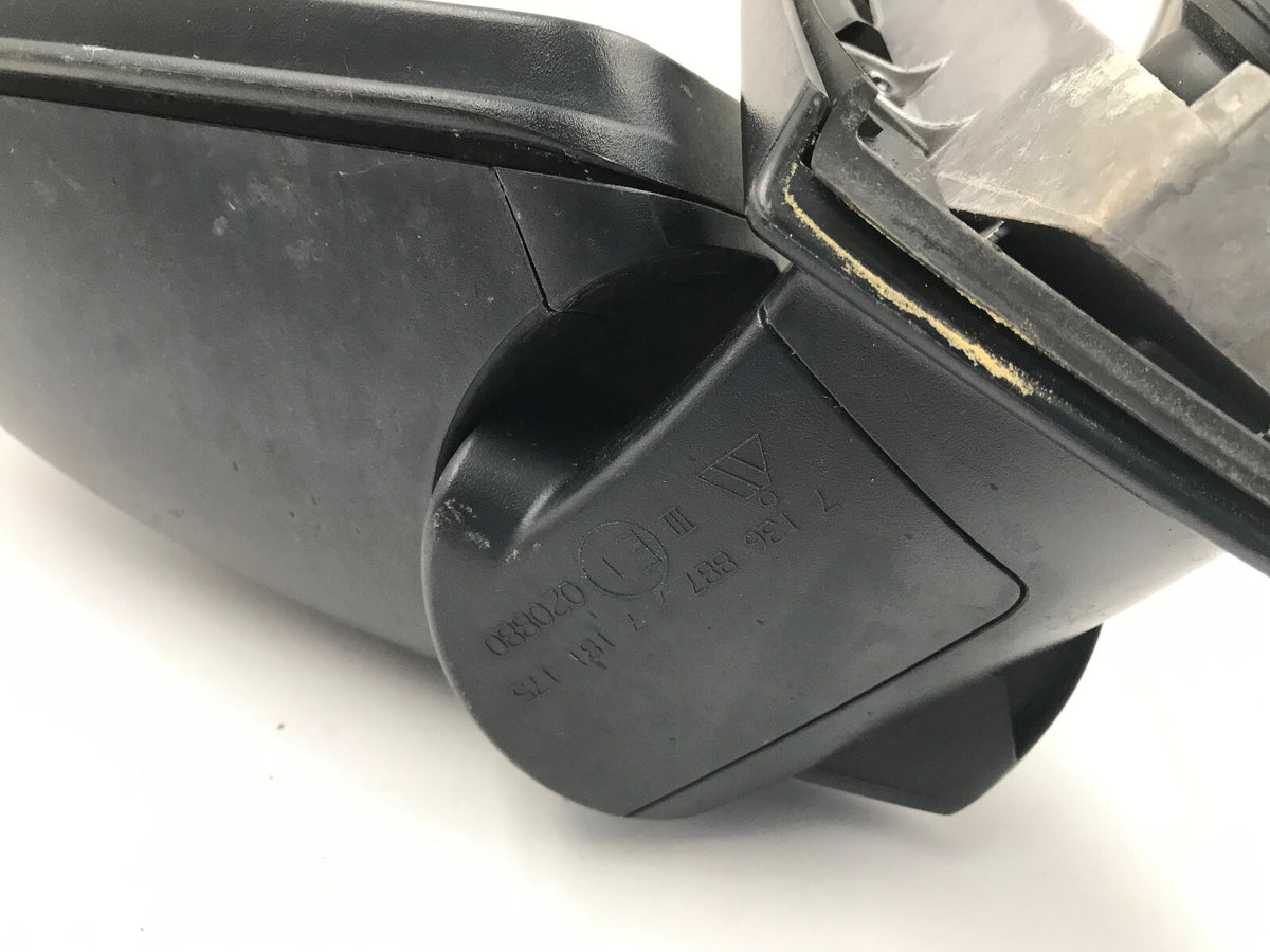 2007-2010 BMW X5 Driver Side View Power Door Mirror Silver OEM C04B60003