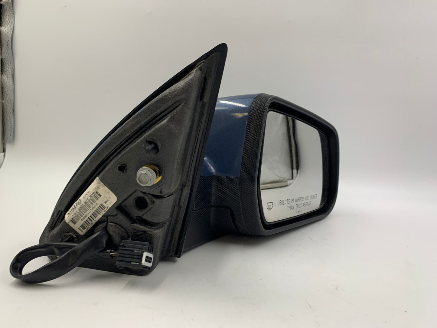 2010-2011 Chevrolet Equinox Passenger Side Power Door Mirror Blue OEM D04B67004