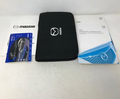 2005 Mazda 3 Owners Manual Warranty Guide Set with Case OEM E03B53056