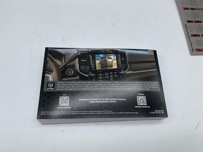 2022 Ram 1500 Owners Manual Set OEM D03B34013