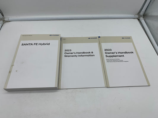 2023 Hyundai Santa FE Hybrid Owners Manual Set OEM