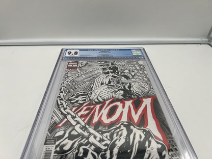 Venom #1 CGC 9.8 Bryan Hitch Second Printing Sketch Variant
