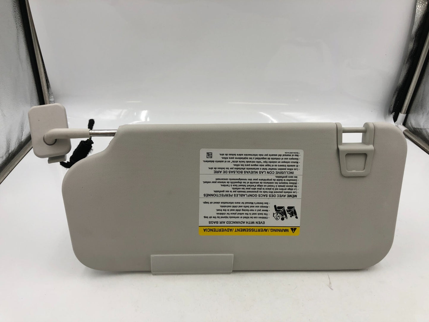 2020-2021 Ford Escape Passenger Sun Visor Gray Illumination OEM C03B19021