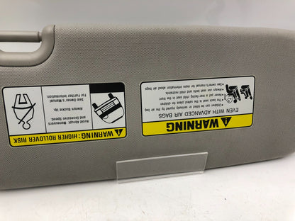 2013-2019 Hyundai Santa Fe Driver Sun Visor Gray Illuminated OEM C04B10011