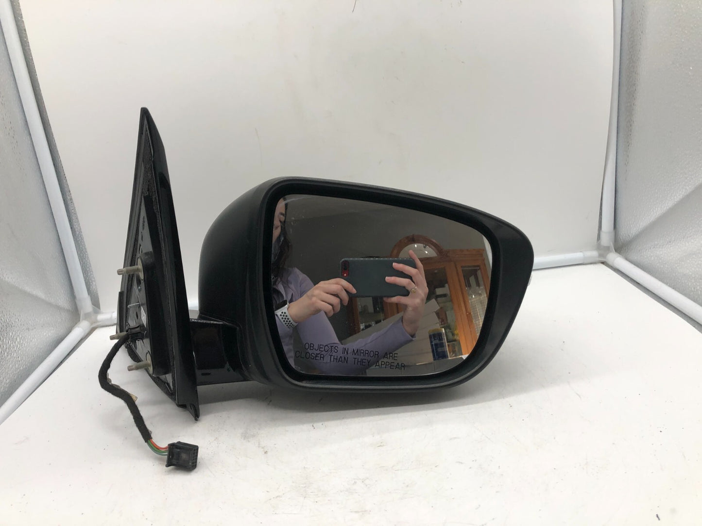 2018-2020 Nissan Pathfinder Passenger Side Power Door Mirror Black OEM D01B16006