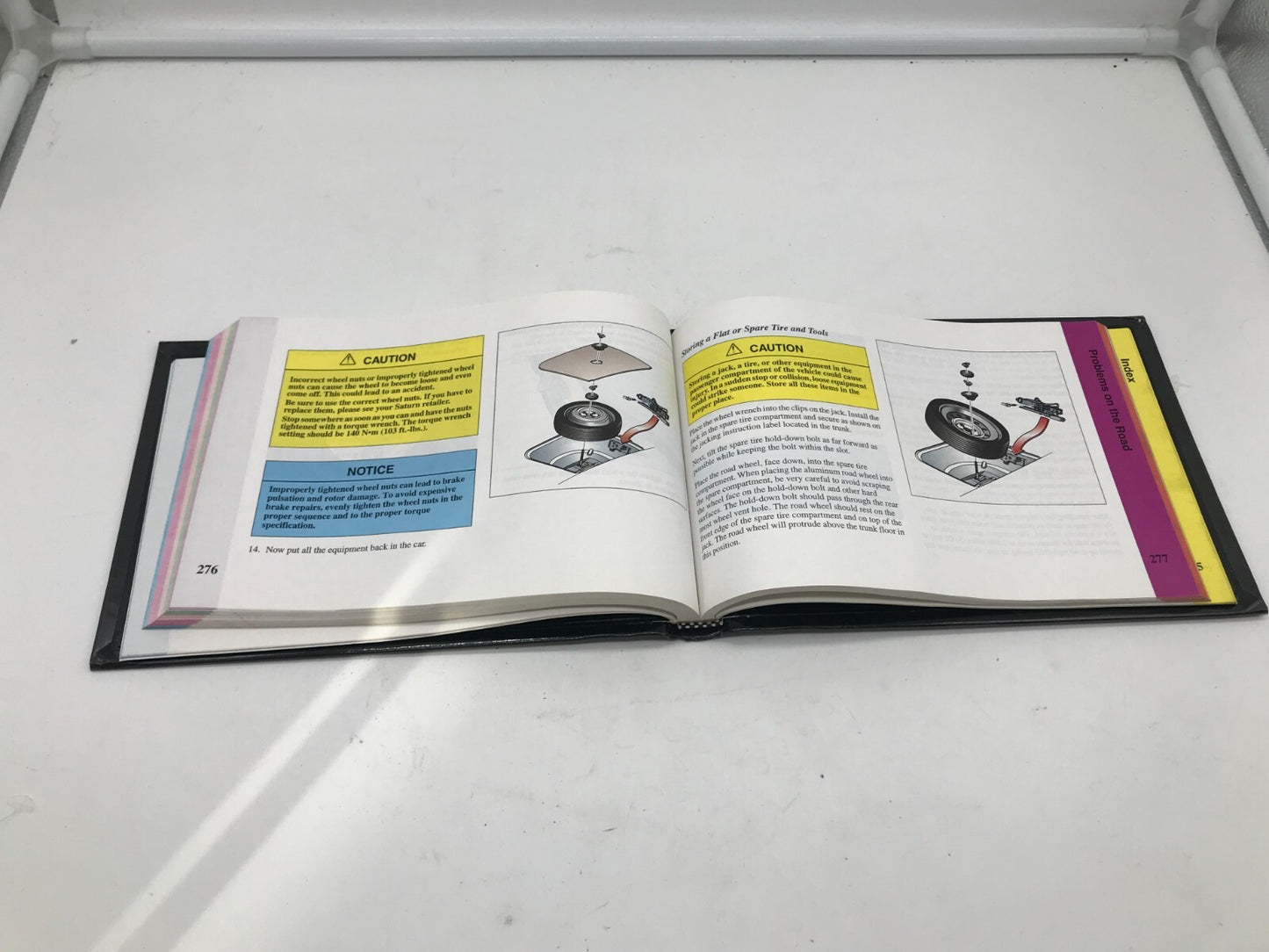 2001 Saturn S Series Owners Manual OEM E03B29047