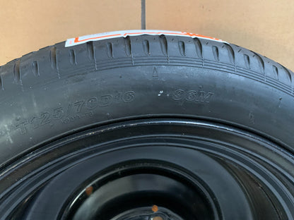 2014-2018 Mazda 3 Mazda3 16" Spare Tire Compact Donut T125/70D16