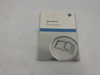 2014 Volkswagen Jetta GTI Owners Manual Set with Case OEM A01B22043