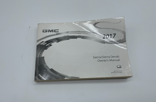 2017 GMC Sierra Owners Manual OEM C04B59023