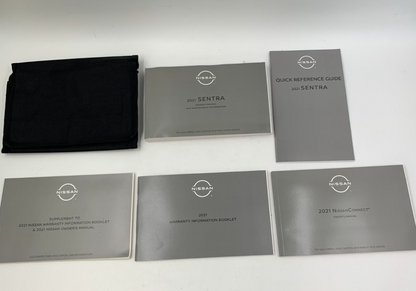 2021 Nissan Sentra Owners Manual Set with Case OEM R01B22003