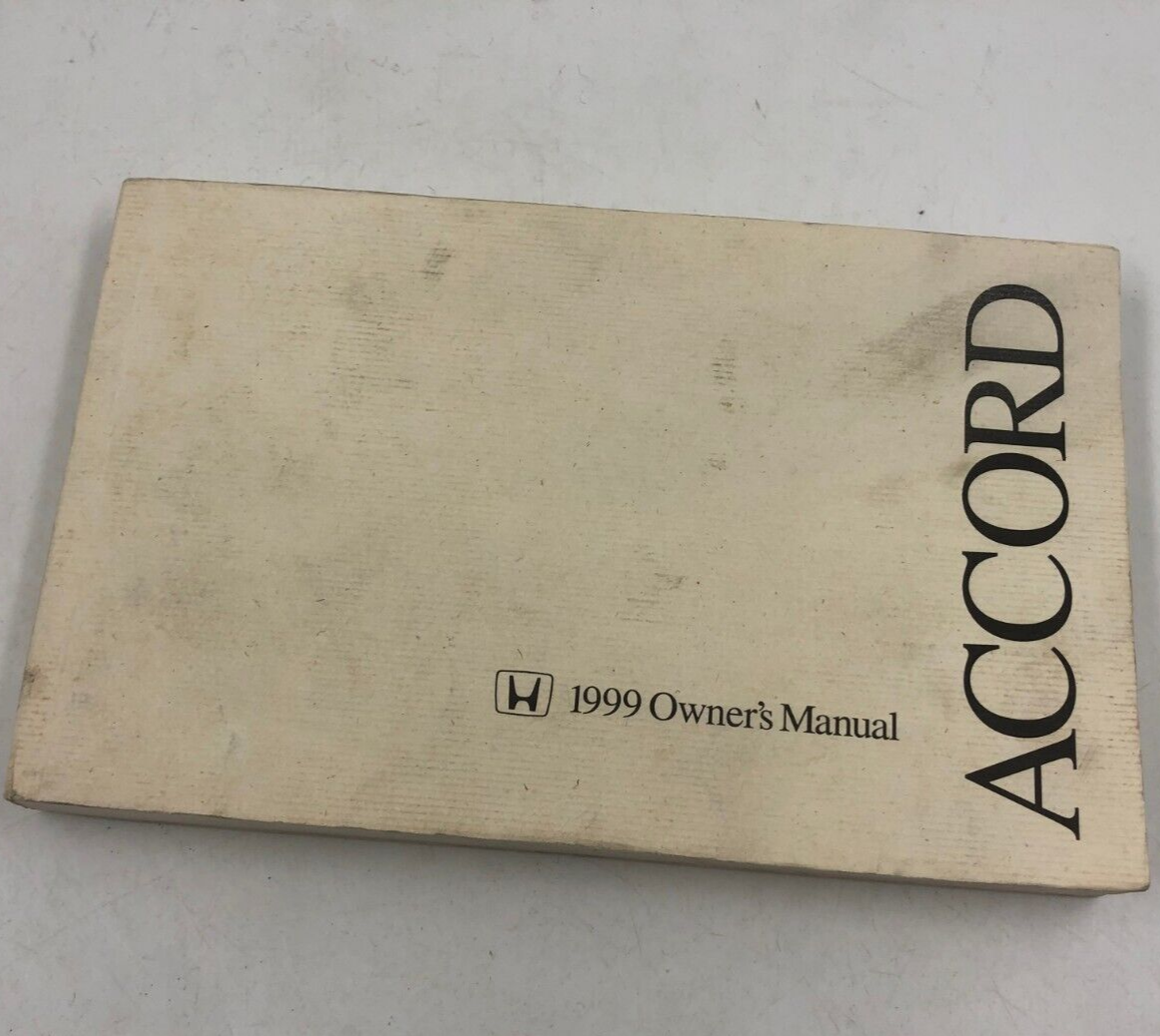 1999 Honda Accord Owners Manual OEM C04B11019