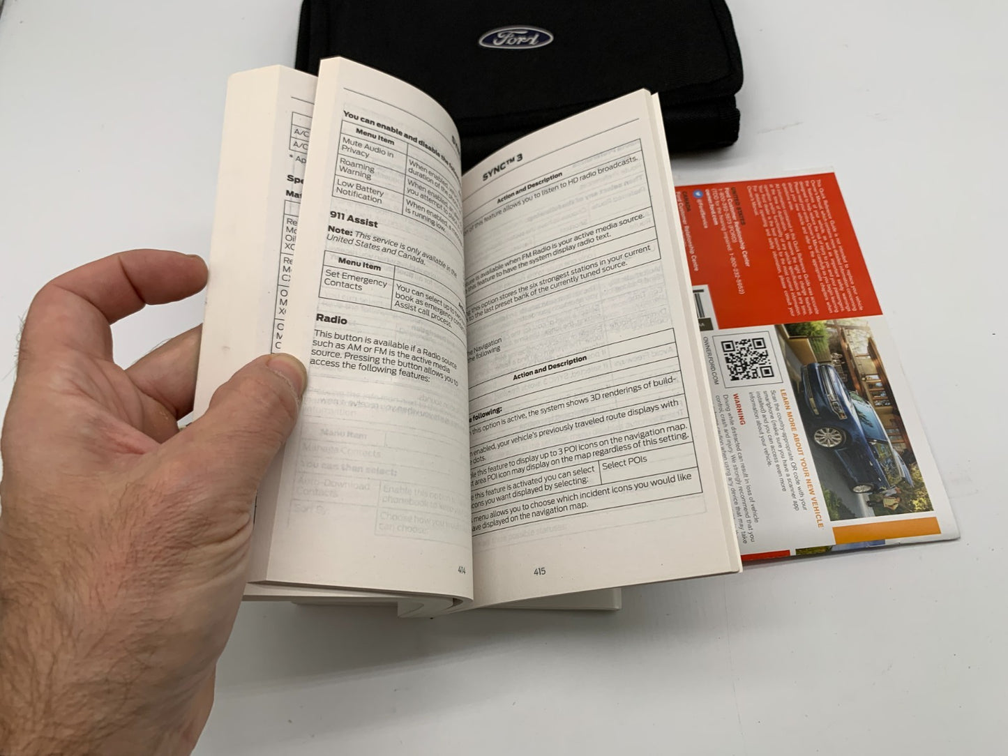 2017 Ford Flex Owners Manual Set with Case OEM B04B27012