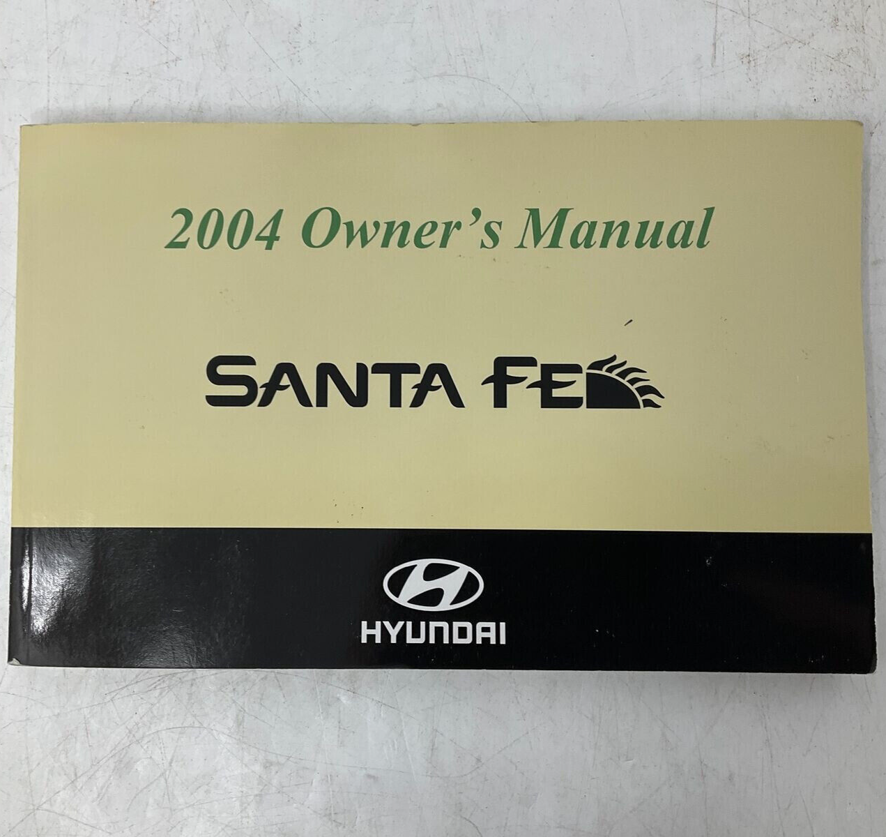 2004 Hyundai Santa FE Owners Manual OEM D02B59005