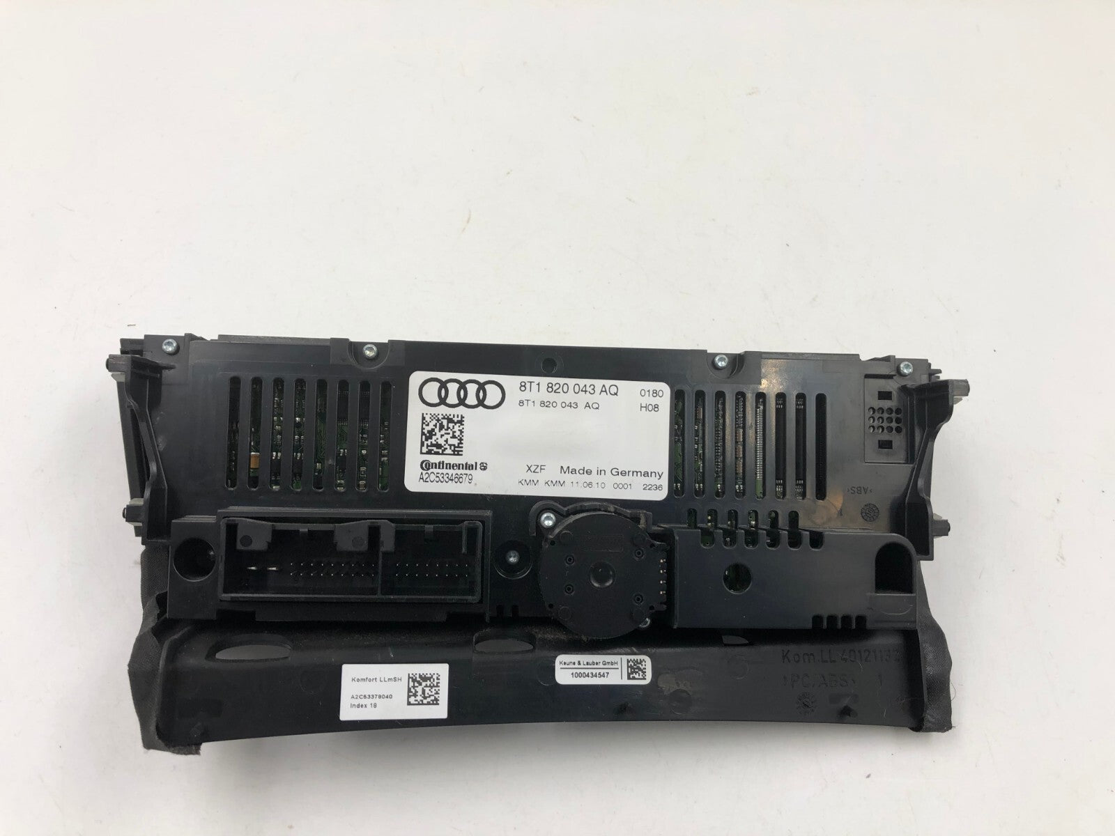 2010-2013 Audi A5 AC Heater Climate Control Unit OEM D03B16005
