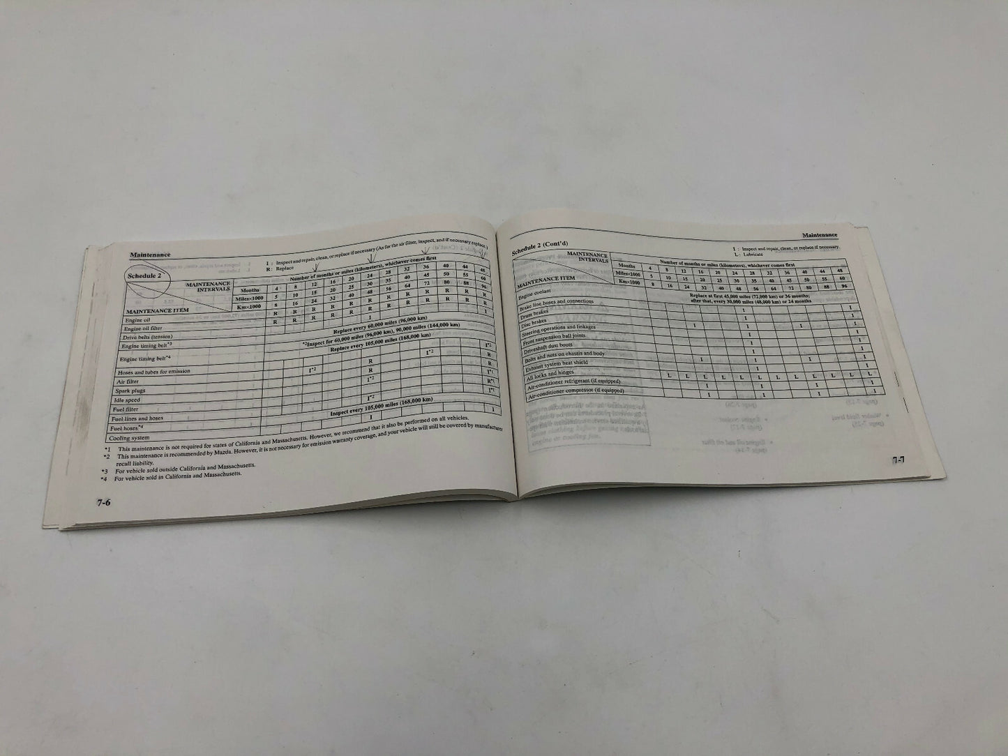 1997 Mazda 626 Owners Manual OEM C03B69022