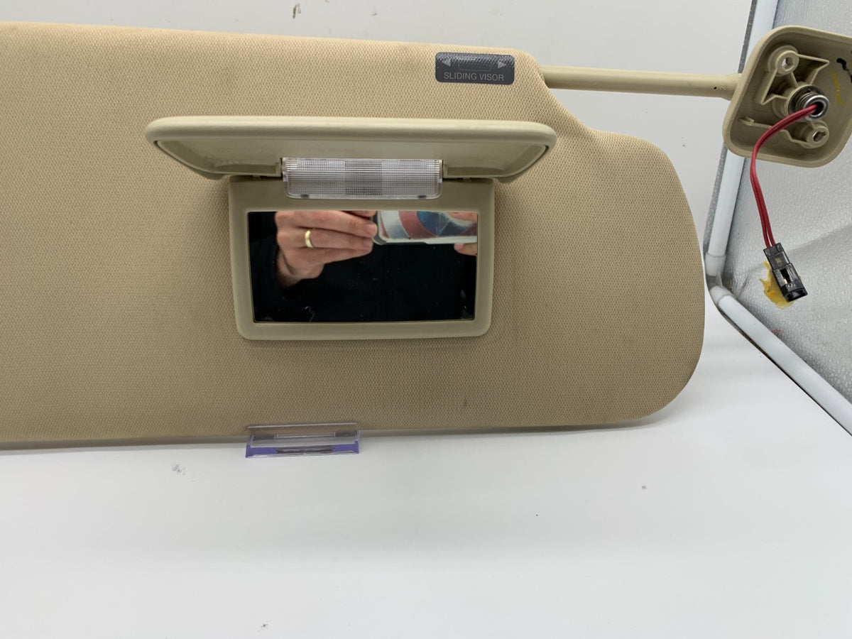 2013-2019 Ford Flex Passenger Sun Visor Shade Tan Illuminated OEM B01B13032