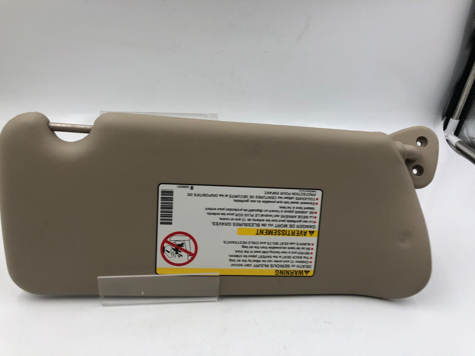 2003-2007 Cadillac CTS Driver Sun Visor Gray OEM E02B27022