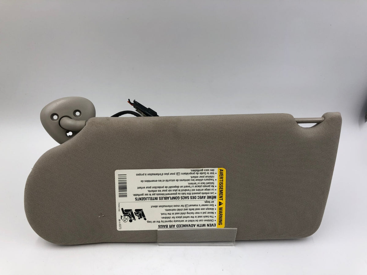 2005-2008 Pontiac Grand Prix Passenger Sun Visor Gray OEM C04B16022