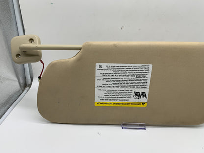 2013-2019 Ford Flex Passenger Sun Visor Shade Tan Illuminated OEM B01B13032