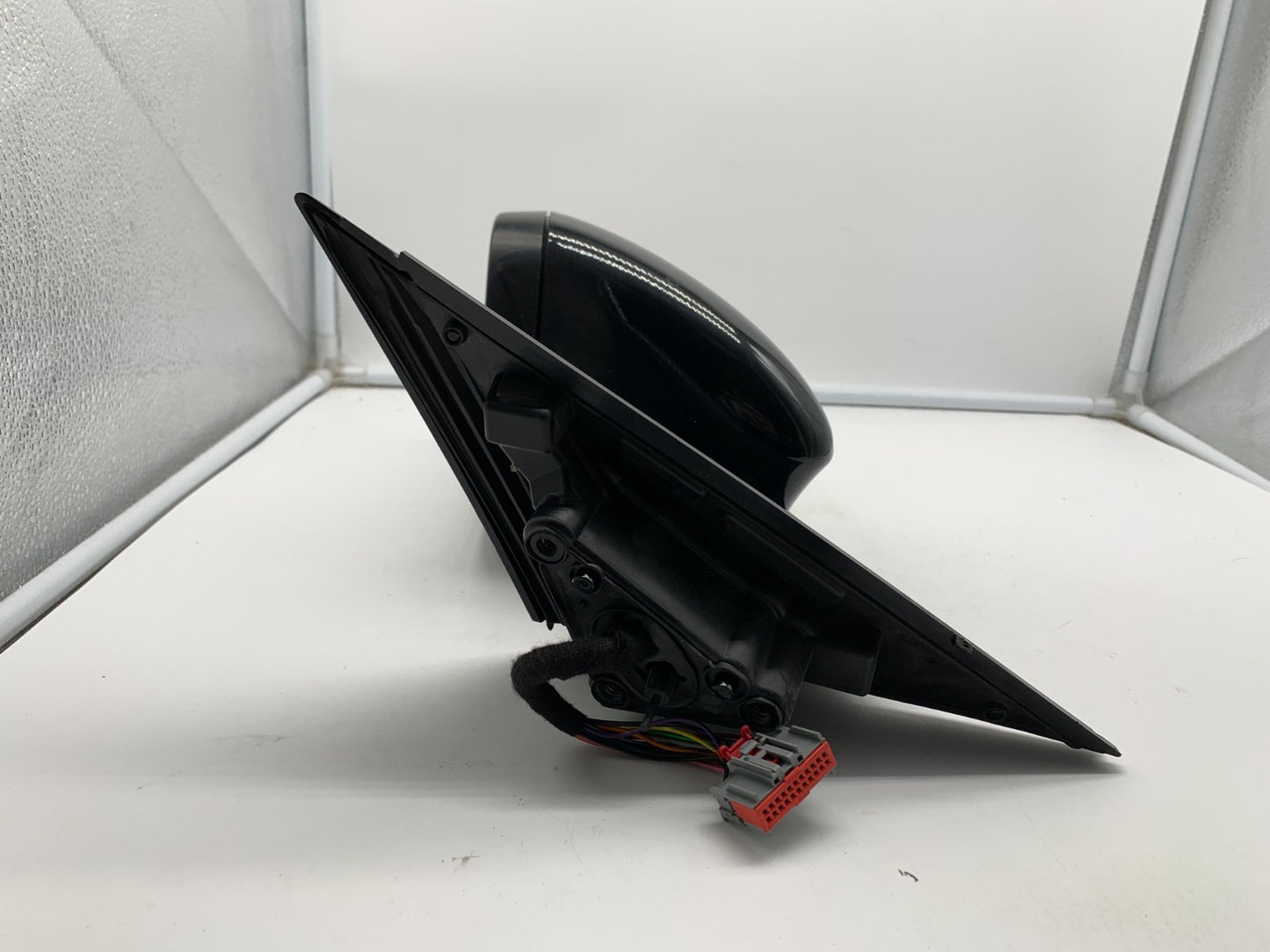 2017-2019 Jaguar XE Driver Side View Power Door Mirror Black BSA OEM B04B24001