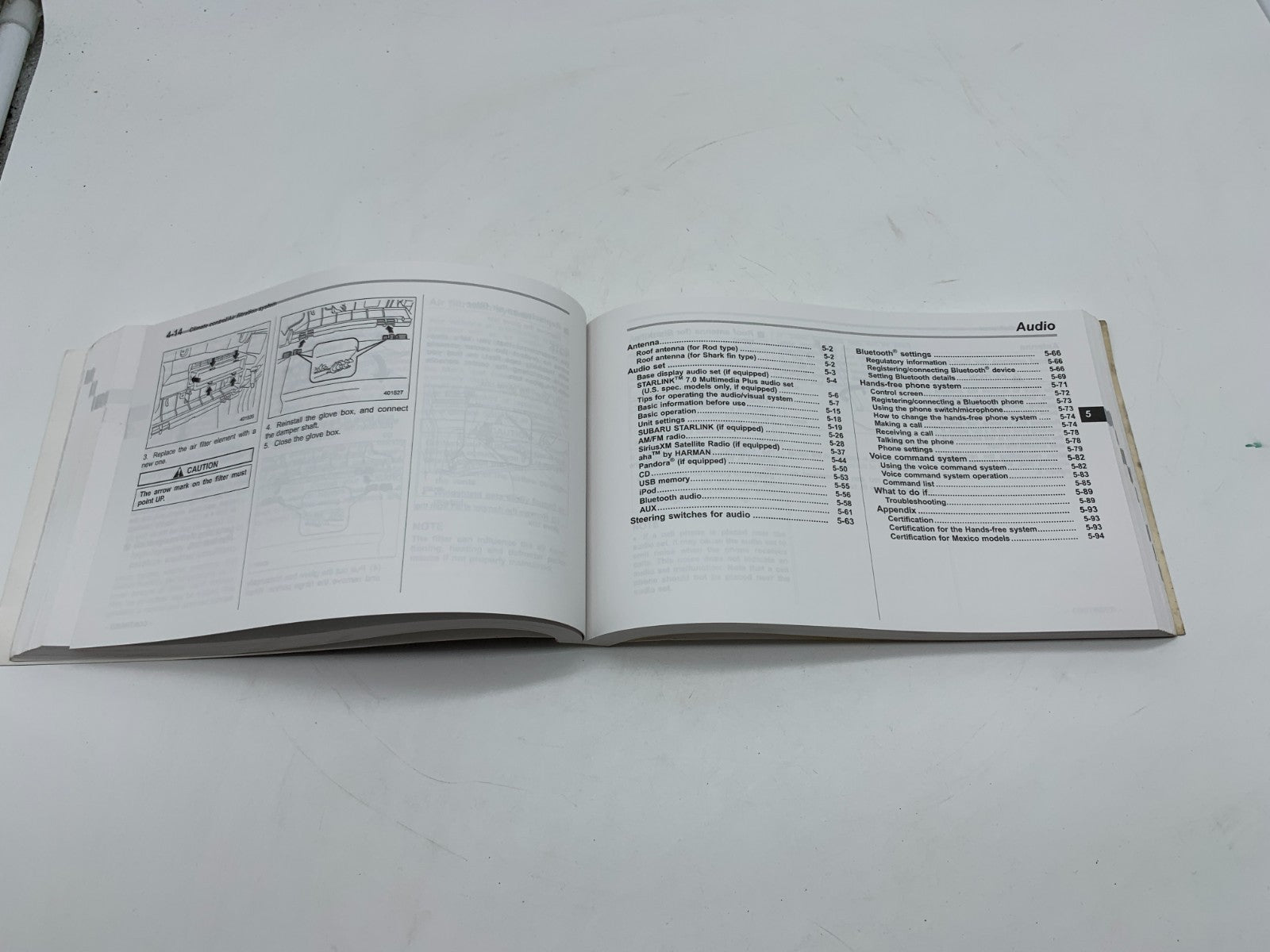 2016 Subaru Impreza Owners Manual OEM C03B56020