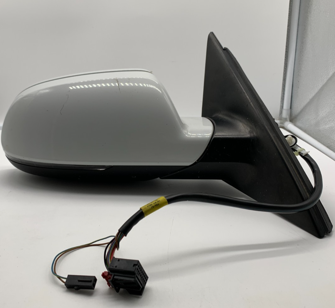 2010-2016 Audi A4 Passenger Side View Power Door Mirror White OEM B02B27005