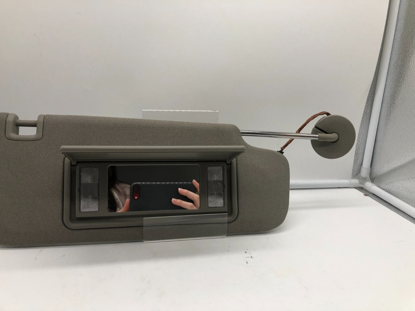 2013 Cadillac ATS Passenger Sun Visor Gray Illuminated OEM B04B50052
