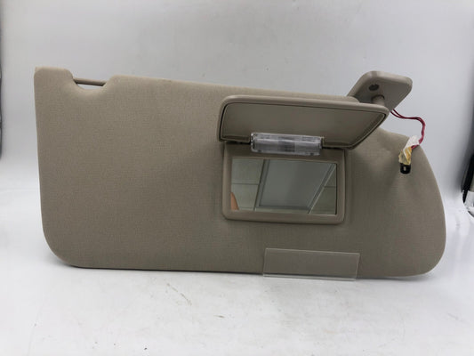 2009-2012 Ford Flex Passenger Sun Visor Gray Illuminated OEM A03B50069