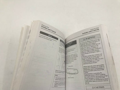 2007 Mazda 6 Owners Manual with Case OEM