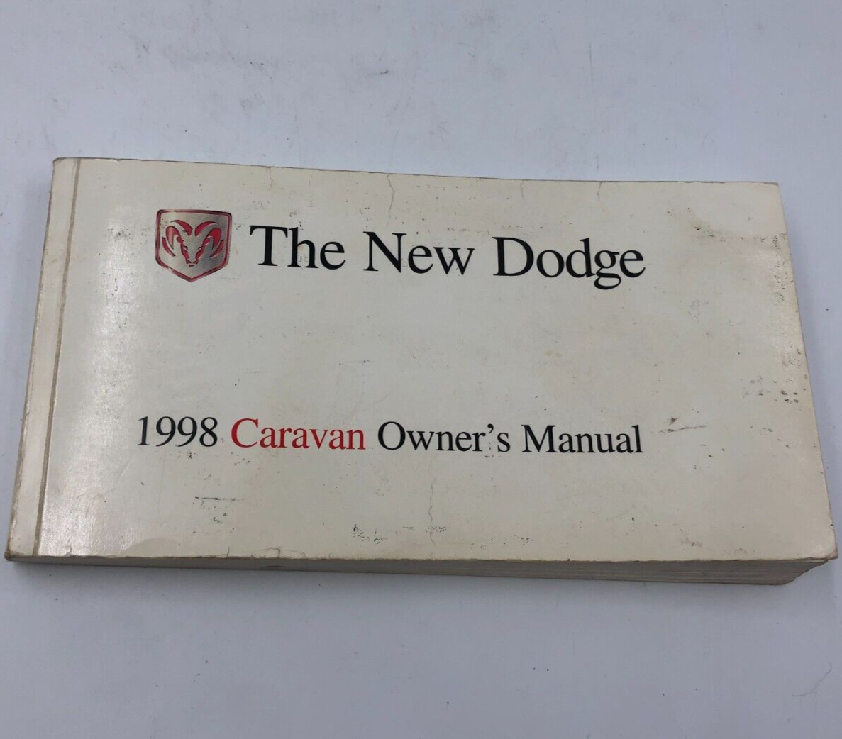 1998 Dodge Caravan Owners Manual OEM C04B50017