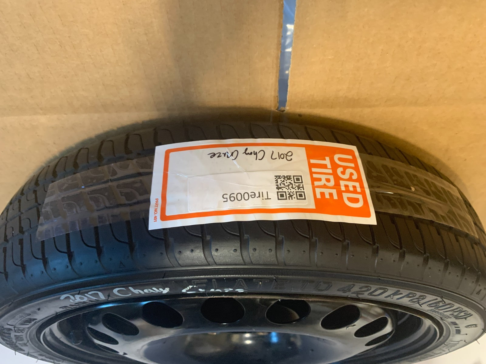 2016-2019 Chevy Cruze Sonic 16" Spare Tire Wheel Compact Donut T115/70R16 Maxxis