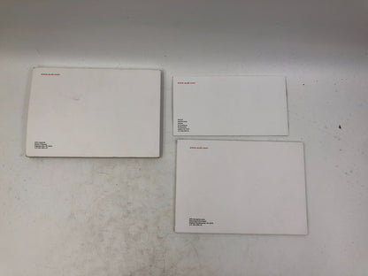 2011 Audi A4 Owners Manual Set OEM B02B36085