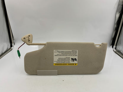 2008-2009 Ford Taurus Passenger Sun Visor Tan Illuminated OEM B03B18025