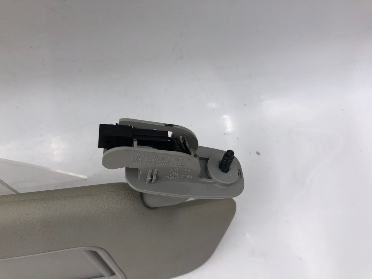 2006-2013 Audi A3 Passenger Sun Visor Gray Illuminated OEM A02B44063