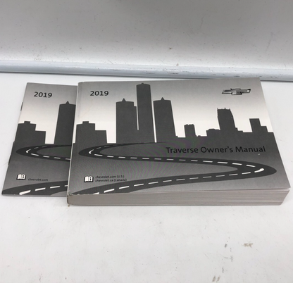 2019 Chevrolet Traverse Owners Manual Set OEM B03B63016