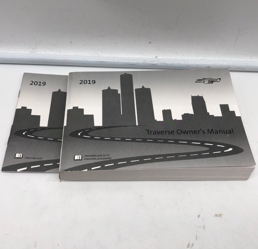 2019 Chevrolet Traverse Owners Manual Set OEM B03B63016