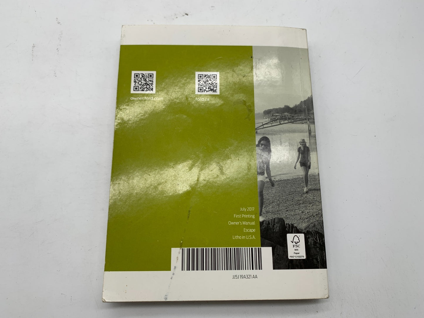 2018 Ford Escape Owners Manual Set with Case OEM C03B62014