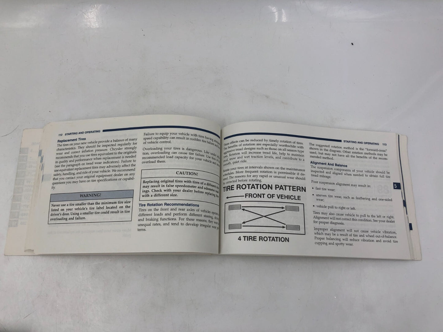 1999 Chrysler LHS Owners Manual with Case OEM E01B51027