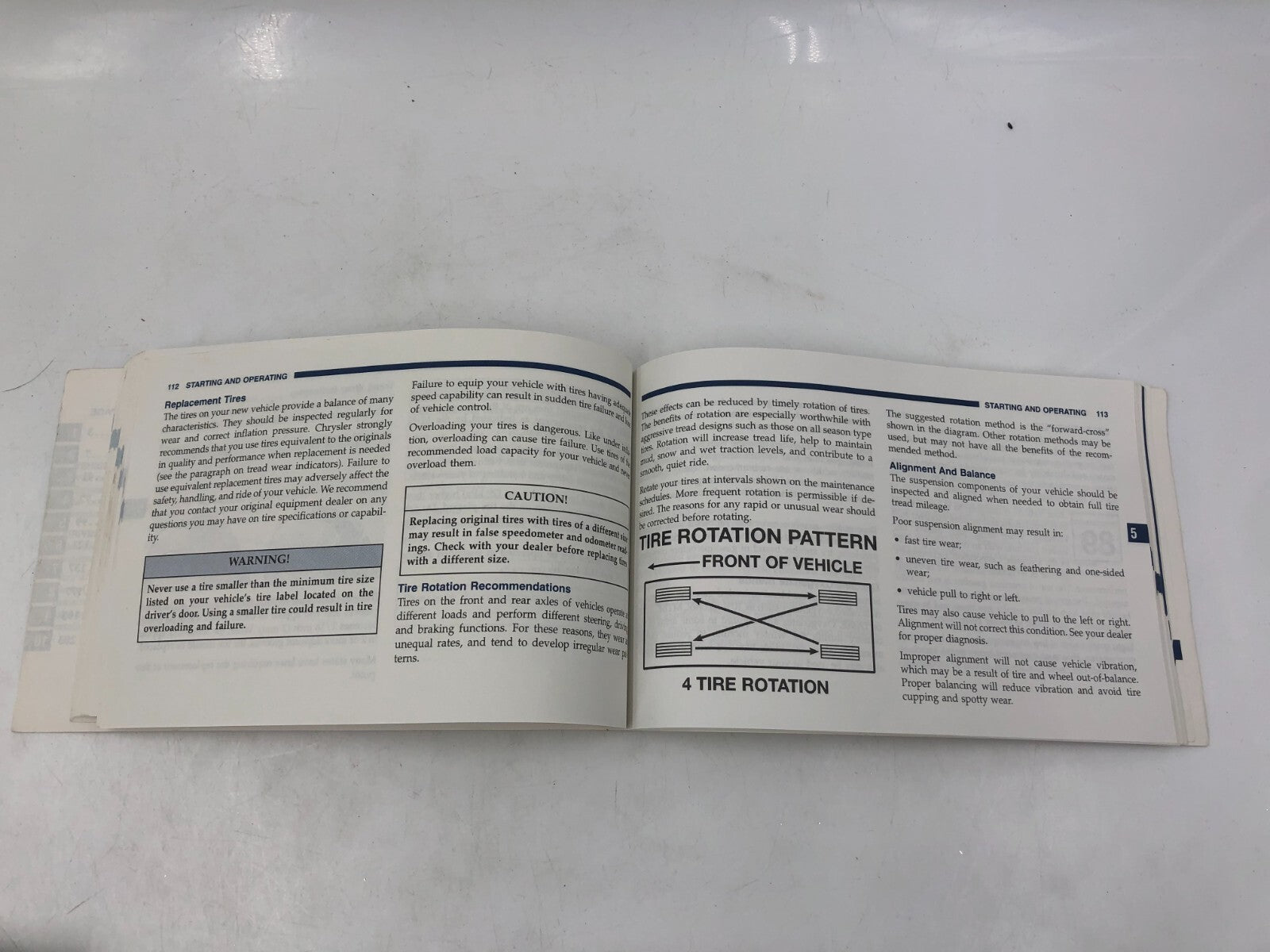 1999 Chrysler LHS Owners Manual with Case OEM E01B51027