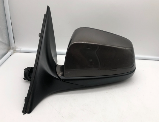 2011-2012 BMW 528i Driver Side View Power Door Mirror Brown OEM A01B10002