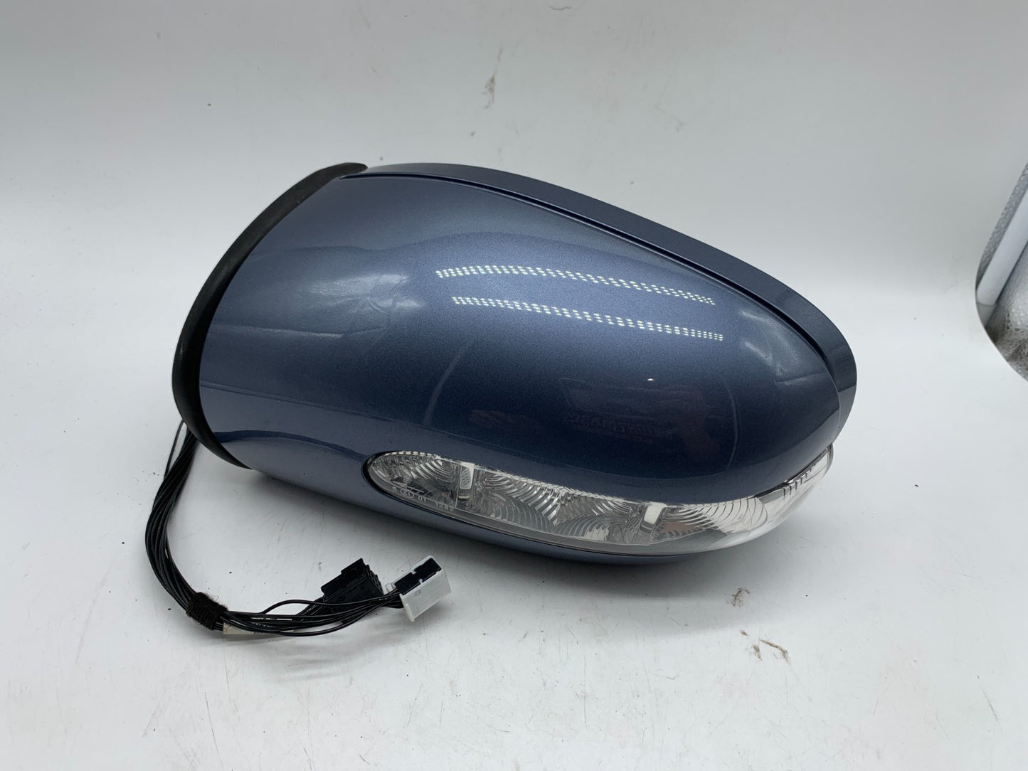 2003-2006 Mercedes E320 Driver Side View Power Door Mirror Blue OEM C03B61003